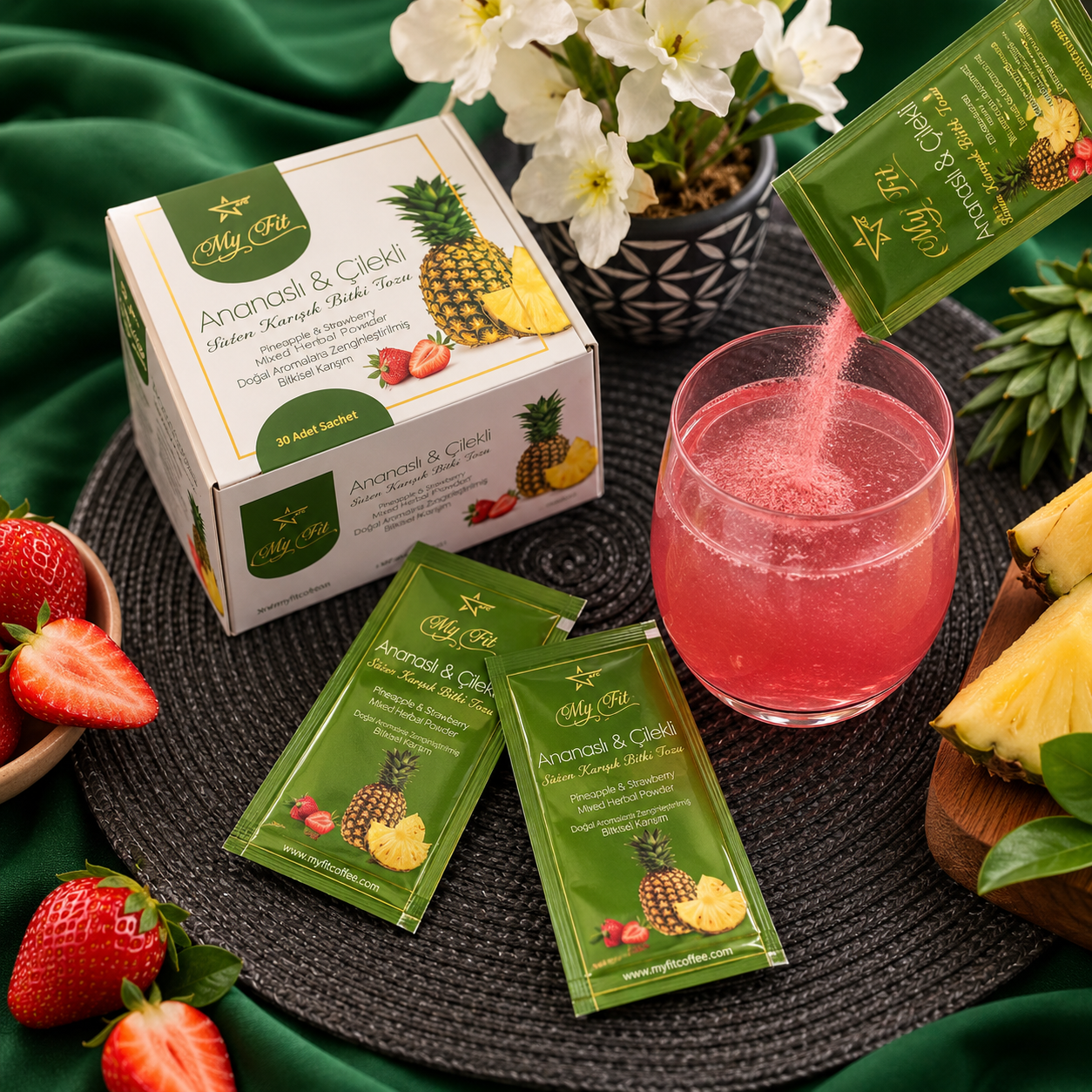 Ananaslı&Çilekli Detox